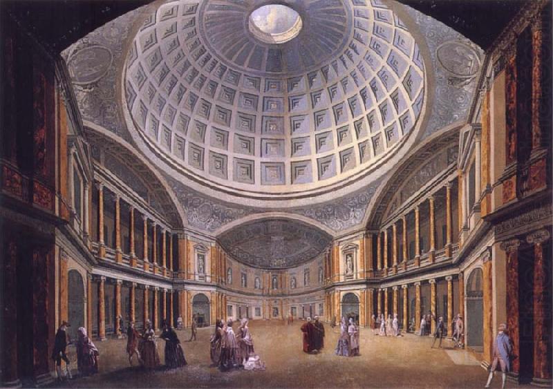 William Hodges The Pantheon,Oxford Street china oil painting image